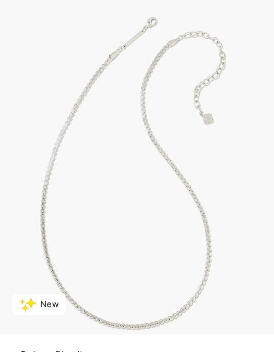 KENDRA SCOTT Murphy Chain Necklace in Silver 9608852131