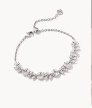 Load image into Gallery viewer, KENDRA SCOTT Rosalie Silver Tennis Bracelet in White Crystal 9608871512