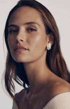Load image into Gallery viewer, KENDRA SCOTT Ellie Stepped Frame Gold Stud Earrings 9608806782