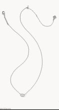 Load image into Gallery viewer, KENDRA SCOTT Mini Elisa Luxe Silver Pendant Necklace 9608806885