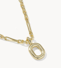 Load image into Gallery viewer, KENDRA SCOTT Bubble Letter O Gold Short Pendant Necklace 9608805613