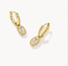 Load image into Gallery viewer, KENDRA SCOTT Mini Ellie Luxe Gold Huggie Earrings 9608806887