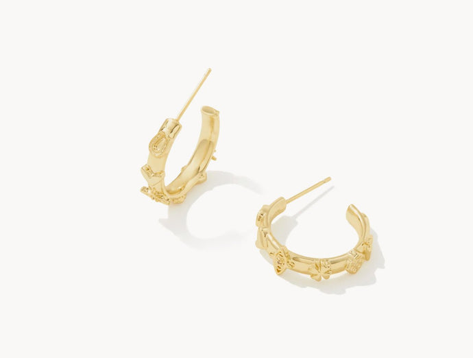 Kendra Scott-Beatrix Small Hoop Earrings in Gold Metal 9608852043