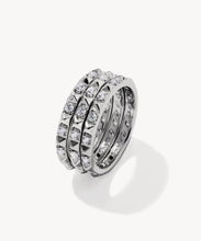 Load image into Gallery viewer, KENDRA SCOTT Fate Siver Ring Set of 3 9608806858 SZ 8