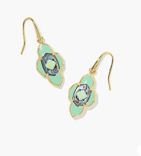 Load image into Gallery viewer, KENDRA SCOTT Abbie Medallion Gold Small Drop Earrings 9608894796