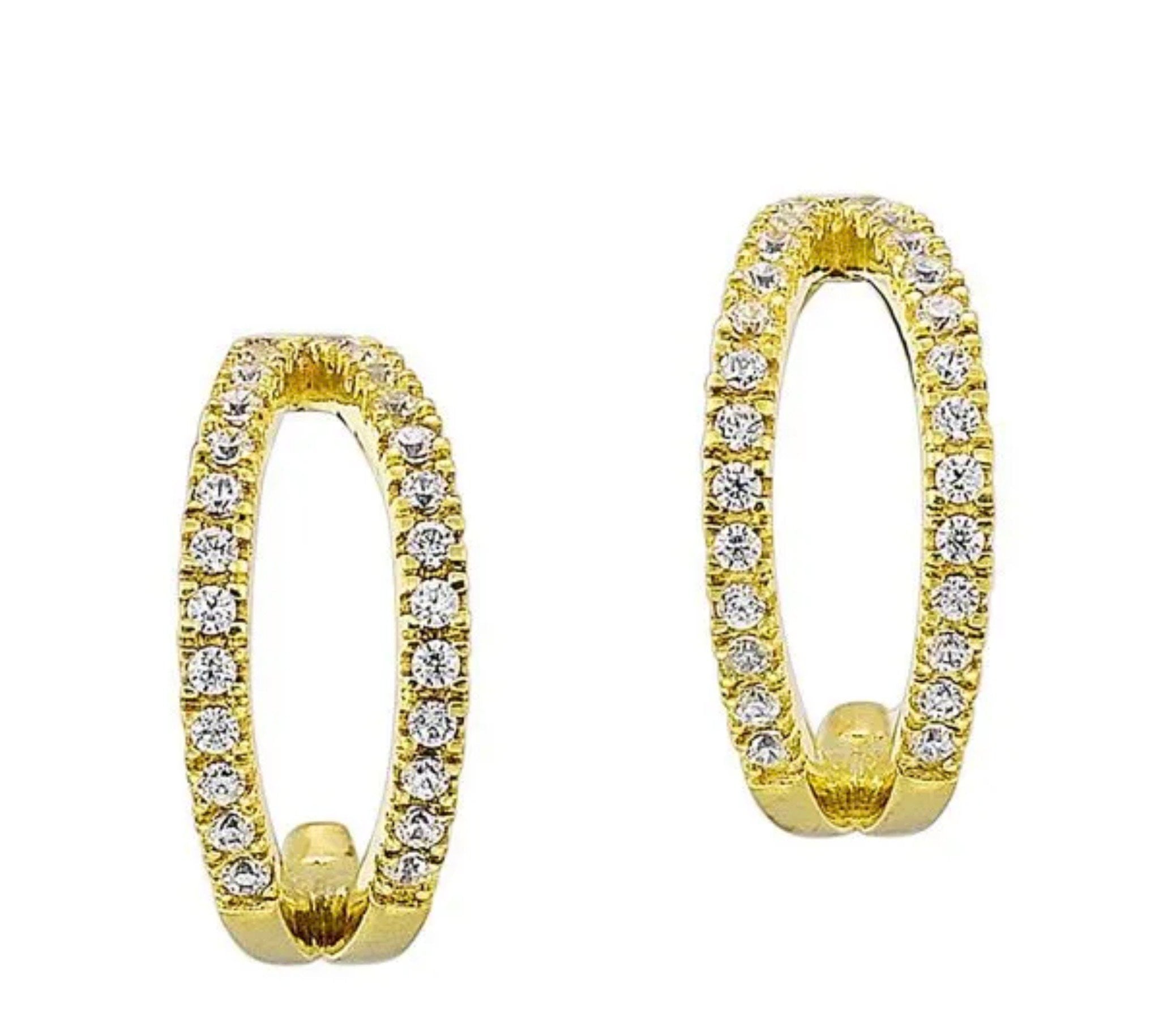 14K Yellow Gold Diamond 1/5Ctw Earring ER11415-4YSC