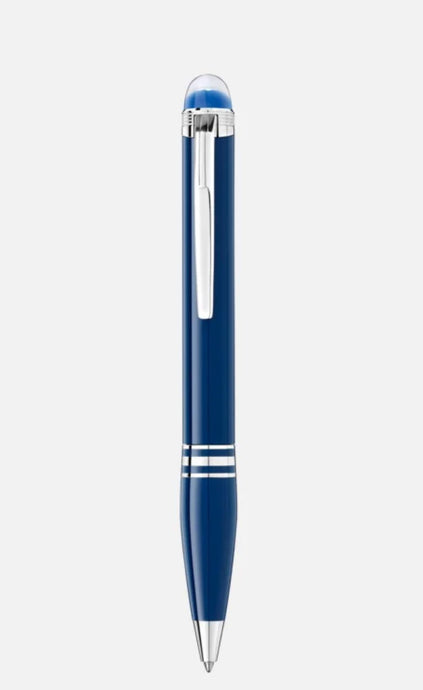 Montblanc-STARWALKER BLUE PLANET PRECIOUS RESIN BALLPOINT PEN 132441