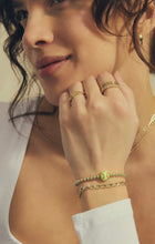 Load image into Gallery viewer, KENDRA SCOTT Softball Gold Stretch Bracelet 9608895052