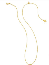 Load image into Gallery viewer, KENDRA SCOTT Candy Cane Gold Short Pendant Necklace 9608886085