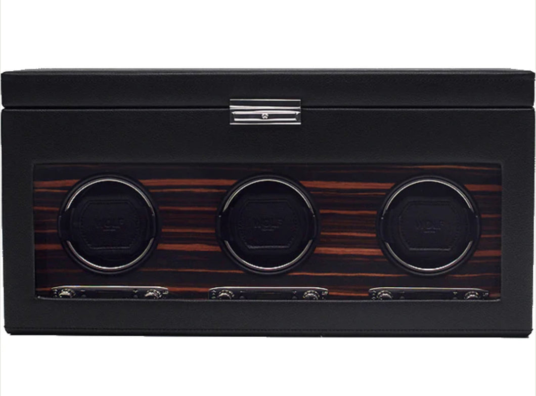 Wolf-Roadster Triple Watch Winder with Storage 457356