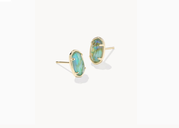 KENDRA SCOTT Grayson Gold Stone Stud Earrings 9608881501