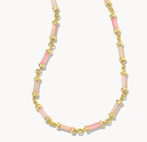 Kendra Scott-Gigi Gold Strand Necklace in Pink Mix 9608860562