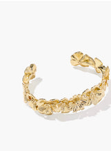 Load image into Gallery viewer, KENDRA SCOTT Cailey Flower Gold Cuff Bracelet  9608889995 S/M