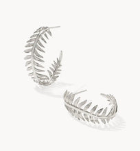 Load image into Gallery viewer, KENDRA SCOTT Kayla Silver Hoop Earrings 9608877165