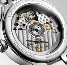 Load image into Gallery viewer, LONGINES-LONGINES PRIMALUNA MOONPHASE, Automatic watch, Ø 34.00 mm, Stainless steel. L8.126.4.71.6