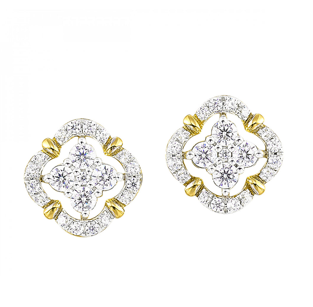 14K YG Diamond Earring
ER11066-4YC