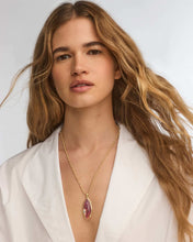 Load image into Gallery viewer, KENDRA SCOTT Ophelia Gold Large Long Pendant Necklace 9608889399