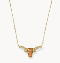 Load image into Gallery viewer, Kendra Scott-Longhorn Gold Short Pendant Necklace 9608880269