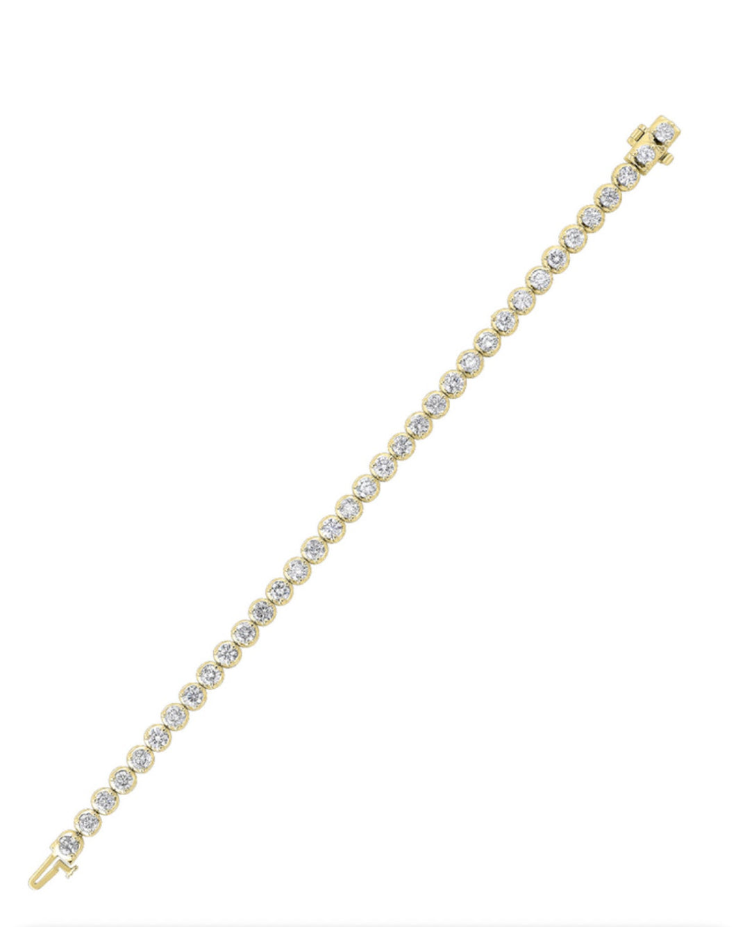 14k YG Diamond Bracelet