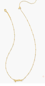 Kendra Scott-Mama Script Pendant Necklace in Gold 9608864515