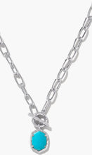 Load image into Gallery viewer, Kendra Scott-Daphne Convertible Silver Link and Chain Necklace in Variegated 9608864011