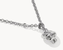 Load image into Gallery viewer, KENDRA SCOTT Parker Knot Silver Short Pendant Necklace 9608898591