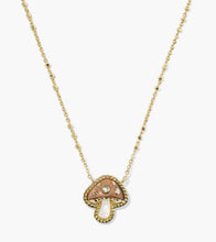 Load image into Gallery viewer, KENDRA SCOTT Mushroom Gold Short Pendant Necklace 9608897524