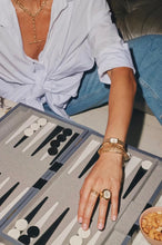 Load image into Gallery viewer, KENDRA SCOTT Tiger Striped Daphne Gold Cocktail Ring 9608805524 SZ 9