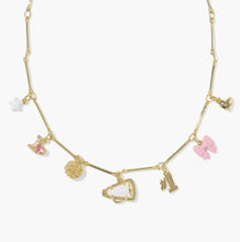 Load image into Gallery viewer, KENDRA SCOTT Cheer Gold Charm Necklace 9608897774