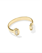 Load image into Gallery viewer, KENDRA SCOTT Elton Stepped Frame Gold Cuff Bracelet 9608806788
