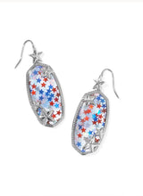 Load image into Gallery viewer, KENDRA SCOTT Elle Multi Star Silver Drop Earrings 9608894858