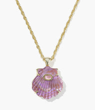 Load image into Gallery viewer, KENDRA SCOTT Lucia Shell Gold Short Pendant Necklace 9608894563