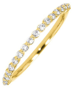 BD73400-4YC 14K Yellow Gold D.24TW Anniversary Band