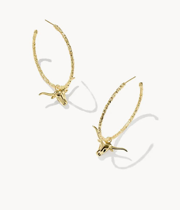 Kendra Scott-Longhorn Gold Convertible Hoop Earrings 9608887111