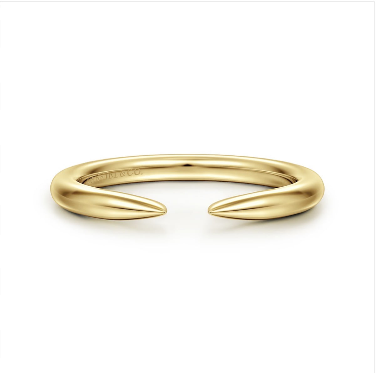 Gabriel & Co-14K Yellow Gold Thin Open Anniversary Band AN16815Y4JJJ