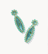 Load image into Gallery viewer, KENDRA SCOTT Genevieve Gold Beaded Statement Earrings 9608881294