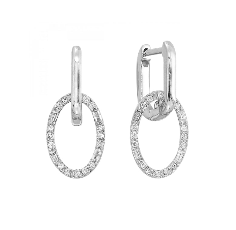 10K WG Diamond Earring ER11069-1WD