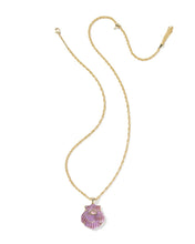 Load image into Gallery viewer, KENDRA SCOTT Lucia Shell Gold Short Pendant Necklace 9608894563