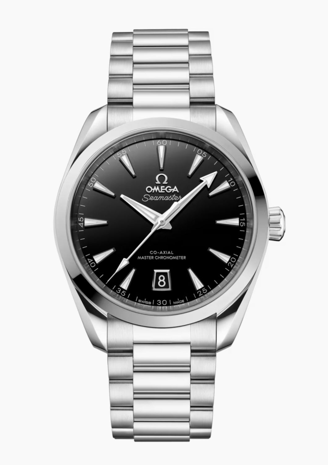 Omega-SEAMASTER AQUA TERRA 150M 38 mm, steel on steel
220.10.38.20.01.004