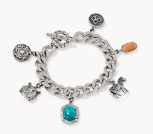 Load image into Gallery viewer, Kendra Scott-Raina Vintage Silver Charm Bracelet S/M 9608805564