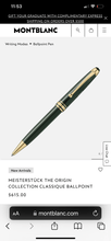 Load image into Gallery viewer, MONTBLANC MEISTERSTÜCK THE ORIGIN COLLECTION CLASSIQUE BALLPOINT 131344