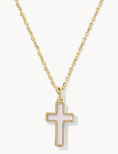 Load image into Gallery viewer, Kendra Scott-Cross Gold Pendant Necklace 9608895462