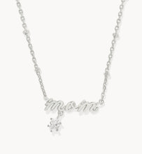 Load image into Gallery viewer, KENDRA SCOTT Mom Silver Crystal Short Pendant Necklace 9608877405