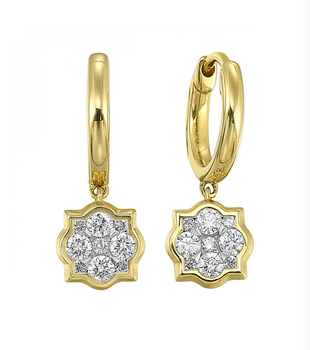 Gold Diamond Earring
SKU: ER37591-4YB