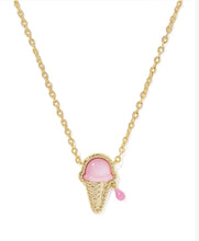 Load image into Gallery viewer, KENDRA SCOTT Ice Cream Gold Short Pendant Necklace 9608894661