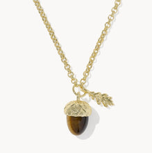 Load image into Gallery viewer, Kendra Scott-Acorn Gold Short Pendant Necklace 9608897364