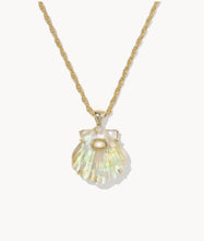 Load image into Gallery viewer, KENDRA SCOTT Lucia Shell Gold Short Pendant Necklace 9608894881