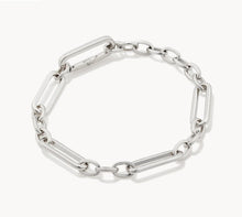 Load image into Gallery viewer, KENDRA SCOTT Heather Link and Chain Bracelet in Silver # 9608853691