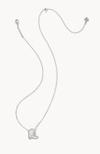Load image into Gallery viewer, KENDRA SCOTT Drill Team Boot Silver Short Pendant Necklace 9608872885