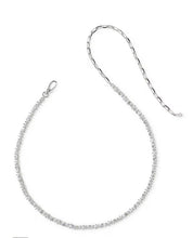 Load image into Gallery viewer, KENDRA SCOTT Fate Silver Tennis Necklace 9608806861